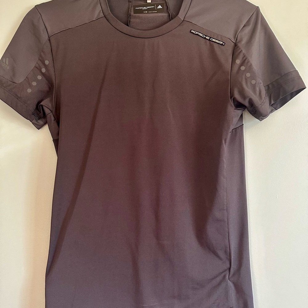 Porsche Design Gray Short Sleeve Tee
